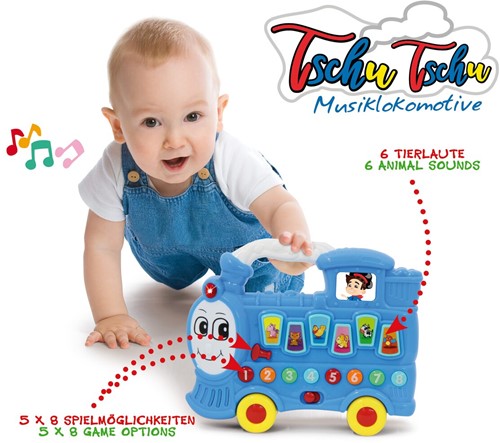 Jamara - Train with music Tschu Tschu blue