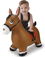 Jamara - Bouncing animal horse brown with pump