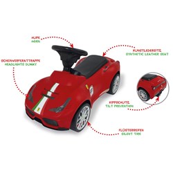 Jamara - Push-Car Ferrari 488 red