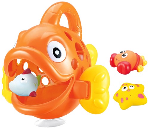 Jamara - Bath toys collector Hungry Fish orange