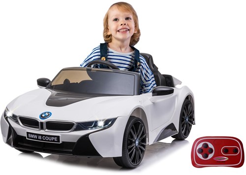 Jamara - Ride-on BMW I8 Coupe white 12V 2,4GHz
