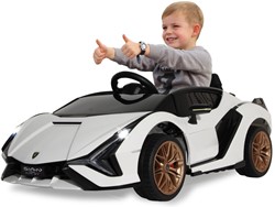 Jamara - Ride-on Lamborghini Sián FKP 37 white 12V