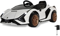 Jamara - Ride-on Lamborghini Sián FKP 37 white 12V-3
