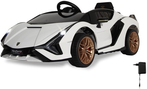 Jamara - Ride-on Lamborghini Sián FKP 37 white 12V-3