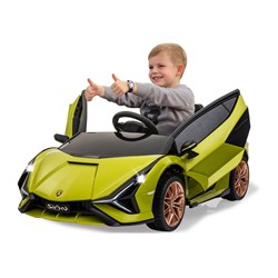 Jamara - Ride-on Lamborghini Sián FKP 37 green 12V