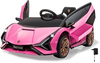 Jamara - Ride-on Lamborghini Sián FKP 37 pink 12V-3