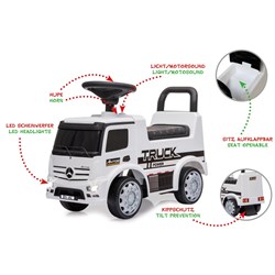 Jamara - Push-Car Mercedes-Benz Antos white