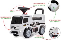 Jamara - Push-Car Mercedes-Benz Antos white