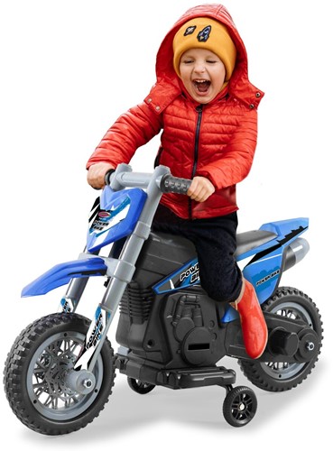 Jamara - Ride-on Motorcycle Power Bike blue 6V