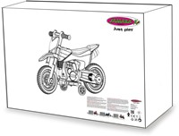 Jamara - Ride-on Motorcycle Power Bike blue 6V-2