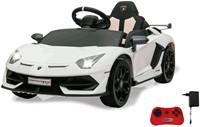 Jamara - Ride-on Lamborghini Aventador SVJ white 12V 2,4GHz-3