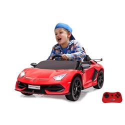Jamara - Ride-on Lamborghini Aventador SVJ red 12V 2,4GHz