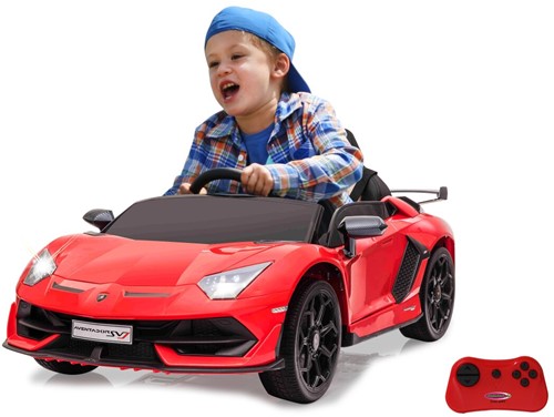 Jamara - Ride-on Lamborghini Aventador SVJ red 12V 2,4GHz