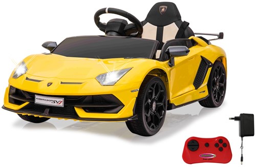Jamara - Ride-on Lamborghini Aventador SVJ yellow 12V 2,4GHz-3