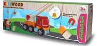 Jamara - Wooden Toys Kidiwood plug-in Crane Truck 14pcs-2