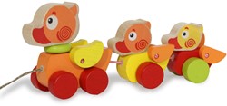 Jamara - Wooden Toys Kidiwood Walk-a-long traveling Ducks 3pcs.