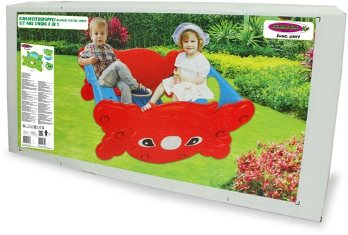 Jamara - Child seat group Sit and Swing 2in1 red-2