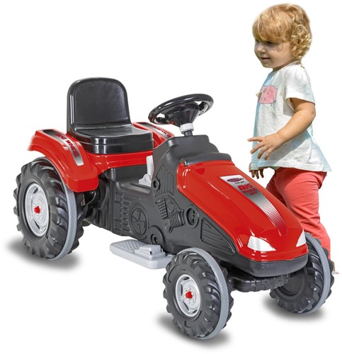 Jamara - Ride-on Tractor Big Wheel 12V red