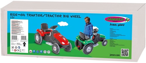 Jamara - Ride-on Tractor Big Wheel 12V red-2