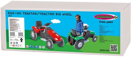 Jamara - Ride-on Tractor Big Wheel 12V green-2