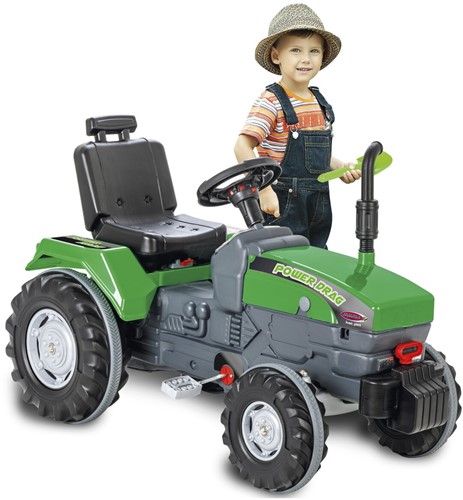 Jamara - Pedal tractor Power Drag green