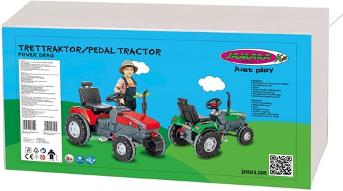 Jamara - Pedal tractor Power Drag green-2