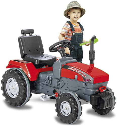 Jamara - Pedal tractor Power Drag red