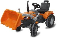 Jamara - Pedal tractor with loader Power Drag orange-3