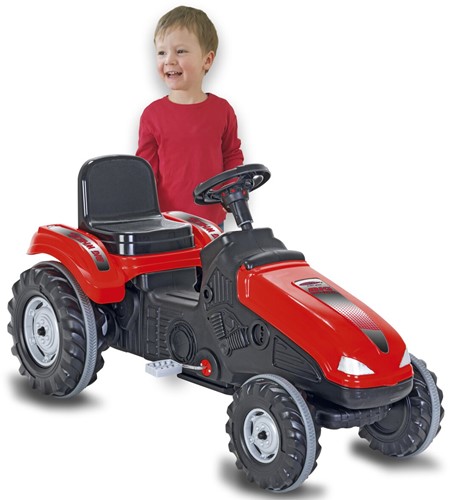 Jamara - Pedal tractor Big Wheel red