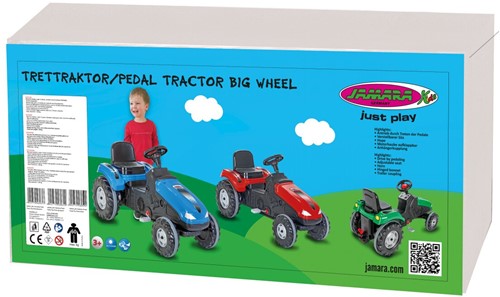 Jamara - Pedal tractor Big Wheel red-2