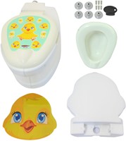 Jamara - My small Toilet Chick with flush sound and Toilet paper holder-3