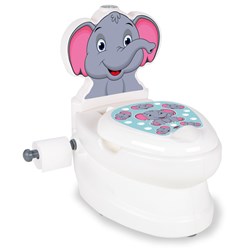 Jamara - My small Toilet Elephant with flush sound and Toiletn paper holder