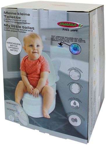 Jamara - My small Toilet Elephant with flush sound and Toiletn paper holder-2