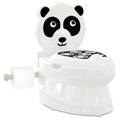 Jamara - My little toilet panda with flushing sound and toilet paper holder