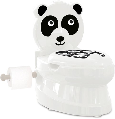 Jamara - My little toilet panda with flushing sound and toilet paper holder