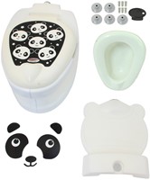 Jamara - My little toilet panda with flushing sound and toilet paper holder-3