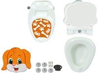 Jamara - My little toilet dog with flushing sound and toilet paper holder-3