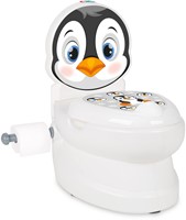 Jamara - My little toilet penguin with flushing sound and toilet paper holder