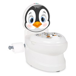 Jamara - My little toilet penguin with flushing sound and toilet paper holder