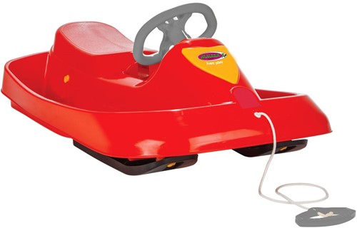 Jamara - Snow Play Bob Ralley 100 cm red with steering wheel and break