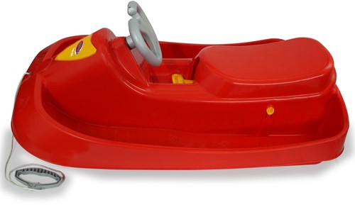 Jamara - Snow Play Bob Ralley 100 cm red with steering wheel and break-2