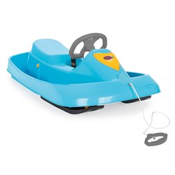 Jamara - Snow Play Bob Ralley 100cm blue with steering wheel and break
