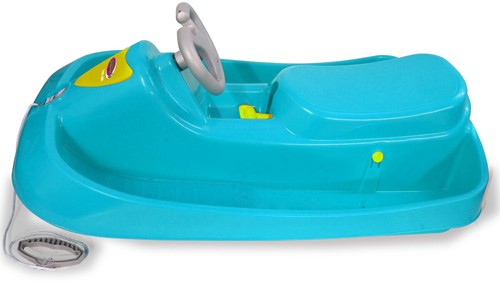 Jamara - Snow Play Bob Ralley 100cm blue with steering wheel and break-2