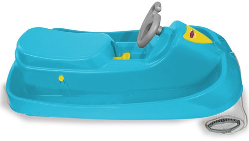 Jamara - Snow Play Bob Ralley 100cm blue with steering wheel and break-3