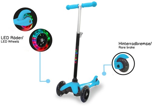 Jamara - KickLight Scooter blue