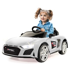 Jamara - Ride-on Audi R8 Spyder 18V white Einhell Power X-Change incl. starter set