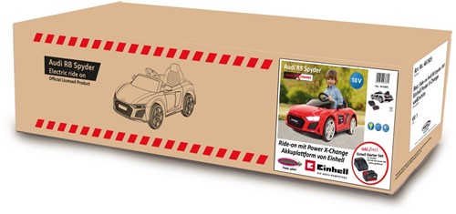 Jamara - Ride-on Audi R8 Spyder 18V white Einhell Power X-Change incl. starter set-2