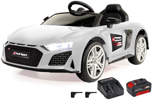 Jamara - Ride-on Audi R8 Spyder 18V white Einhell Power X-Change incl. starter set-3