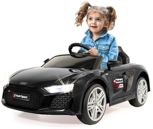Jamara - Ride-on Audi R8 Spyder 18V black Einhell Power X-Change incl. Starter Set