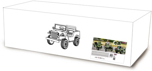 Jamara - Ride-on Jeep Willys MB Army green 12V-2